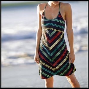 Patagonia Sprite Multicolored Striped Dress Size Medium